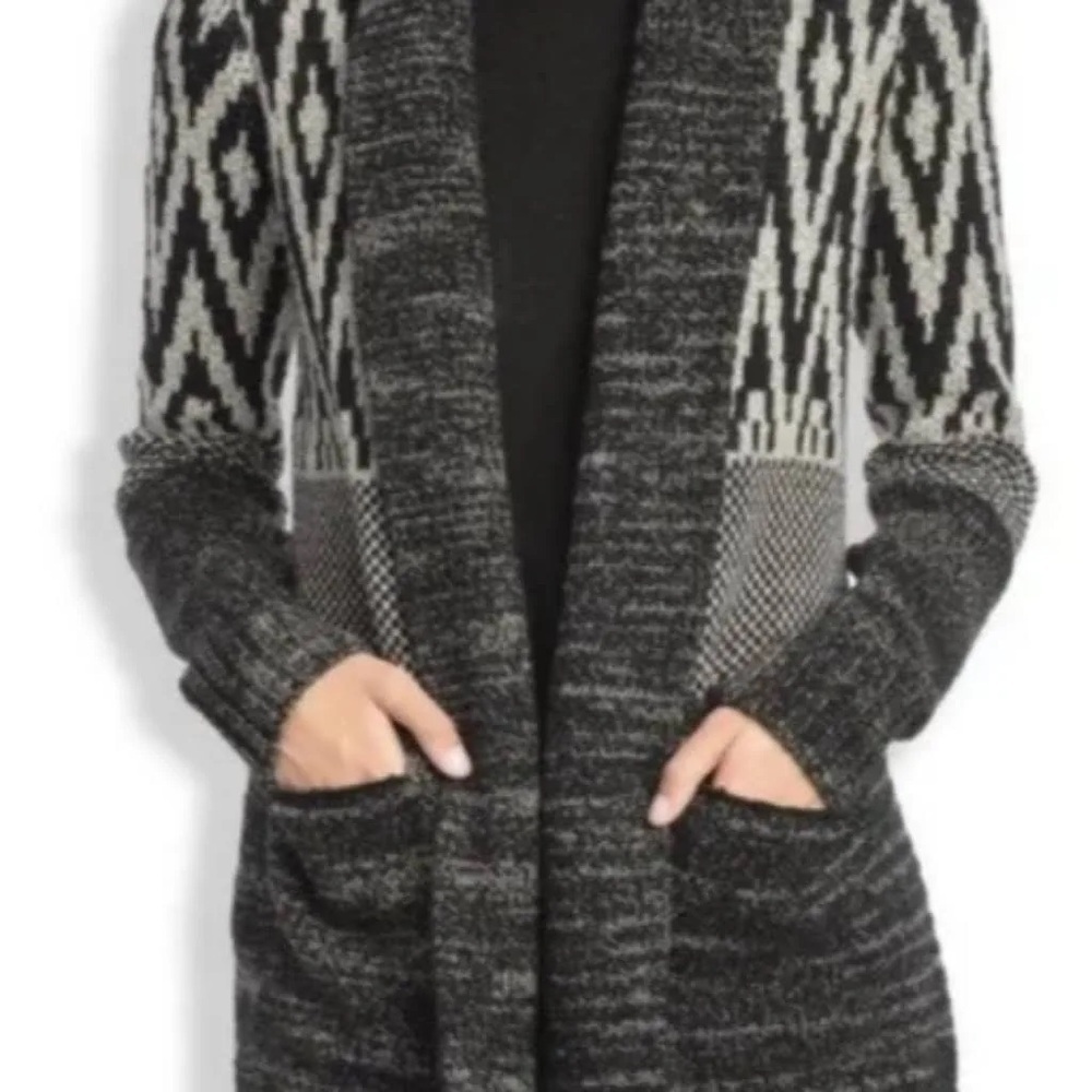 Lucky Brand Wool Blend open Cardigan Sweater Size Small - Picture 2 of 7